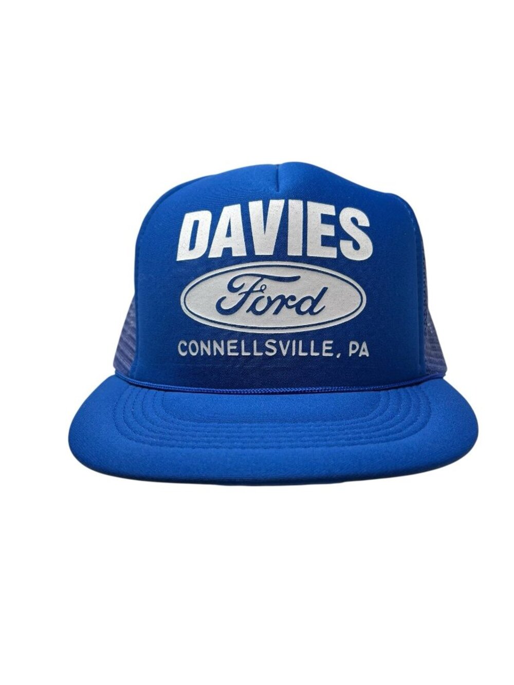 Davies Ford Dealership Connellsville PA Vintage Retro Trucker Snapback Hat Cap
